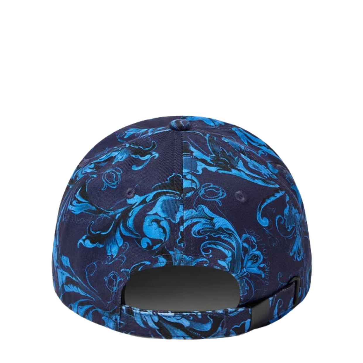 Versace Jeans Couture Porcelain Barocco Blue Cap