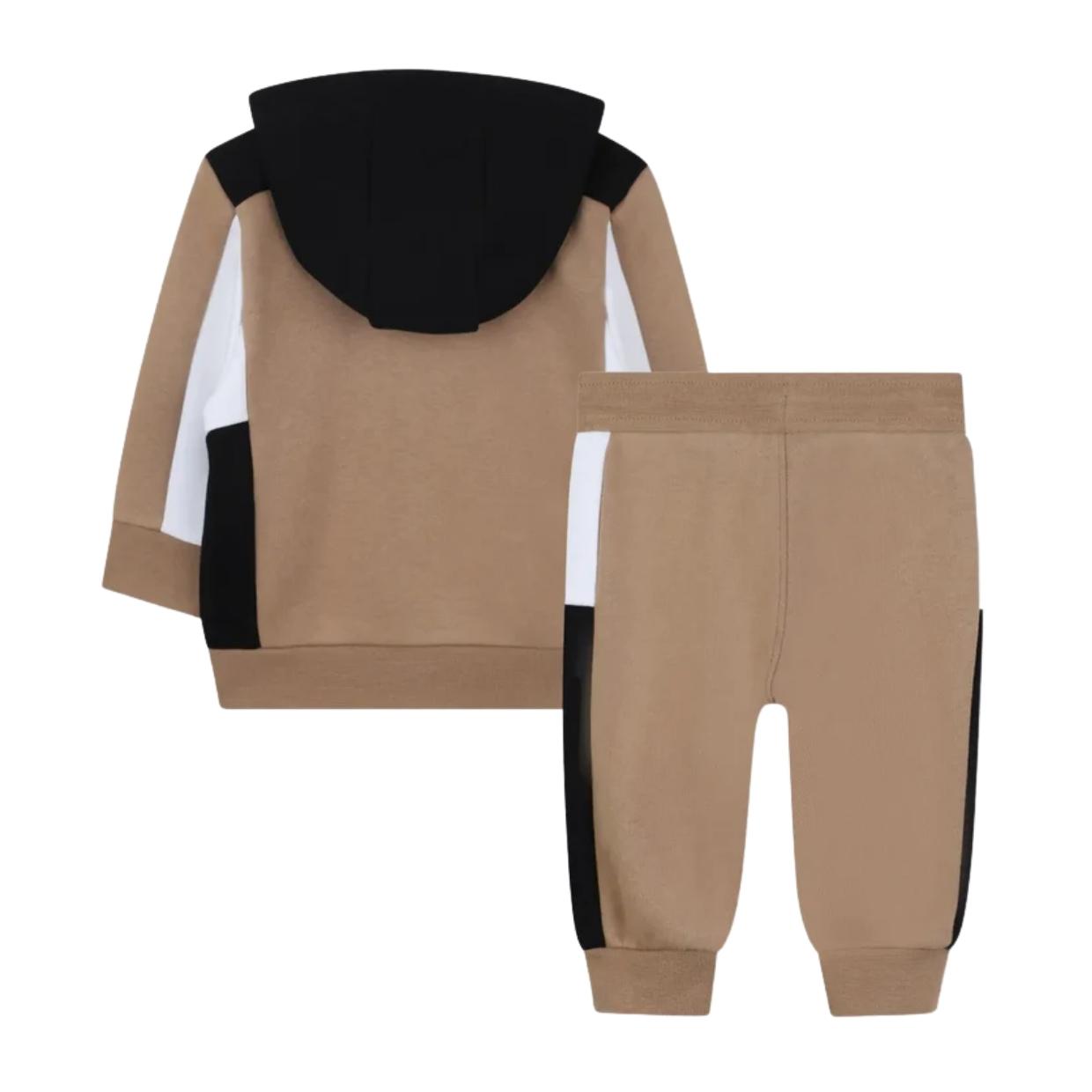 BOSS Baby Colourblock Print Logo Cookie Tracksuit Set