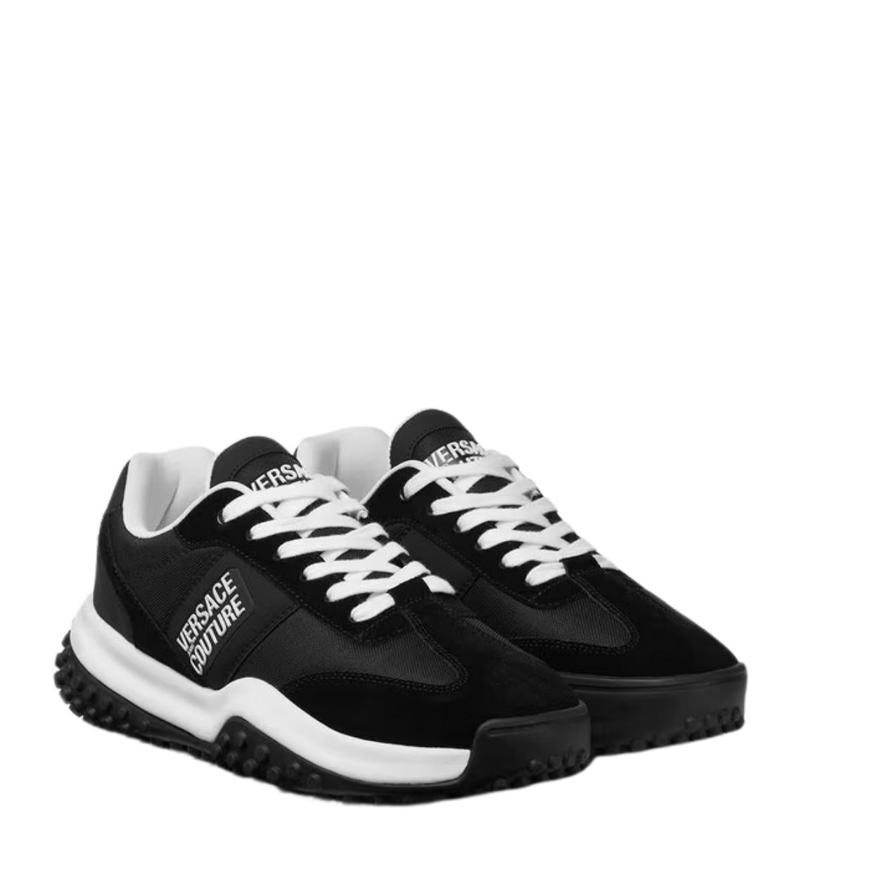 Versace Jeans Couture Logo Hybrid Black Trainers