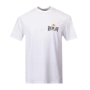 Replay Archival Print White T-Shirt