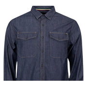 Replay Rinsed Wash Deep Blue Denim Shirt
