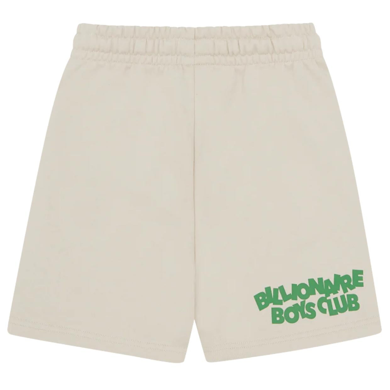Billionaire Boys Club Kids Gradient Logo Ecru Sweat Shorts