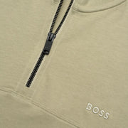 BOSS Embroidered Logo Pe-Mixed Light Green T-Shirt