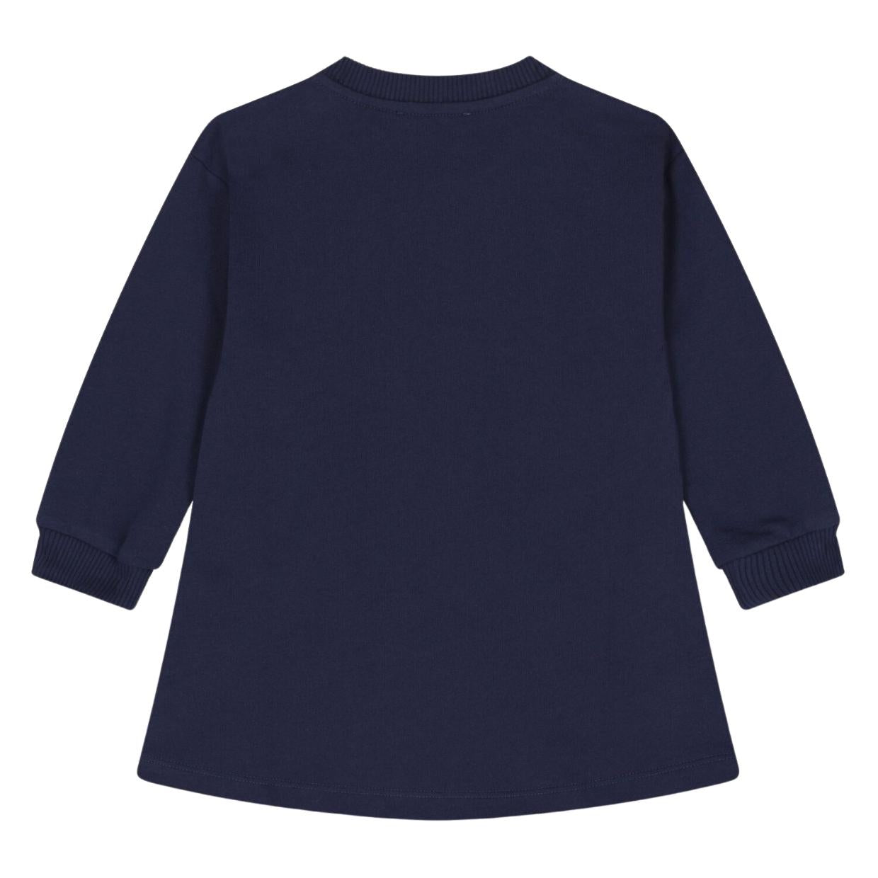 Moschino Baby Teddy Bear Navy Sweat Dress