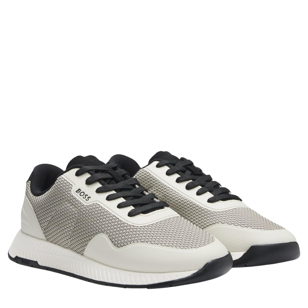 BOSS Titanium EVO Mesh Medium Beige Trainer