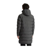 Sandbanks Branksome Charcoal Long Puffer Jacket
