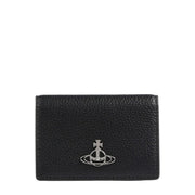 Vivienne Westwood Grain Black Flap Card Holder