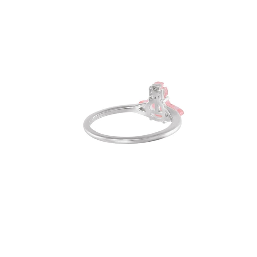 Vivienne Westwood Platinum Pink Tammy Ring