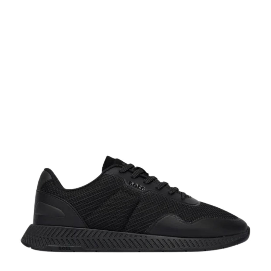 BOSS Titanium EVO Mesh Black Trainer