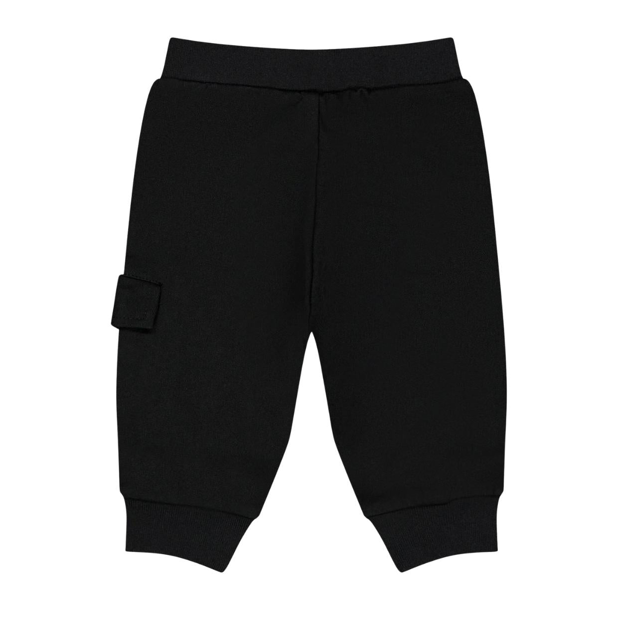 BOSS Baby Logo Black Sweat Cargo Pants