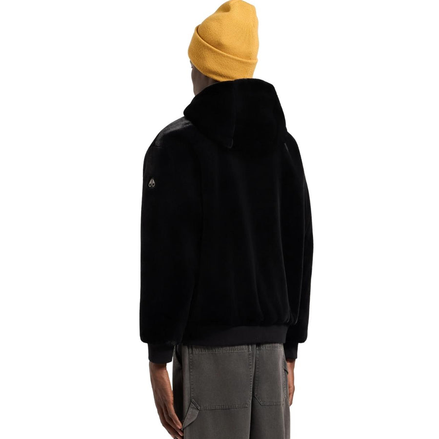 Moose Knuckles Roland Black Reversible Bunny Jacket