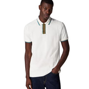 Paul Smith Stripe Tipping Ecru Polo Shirt
