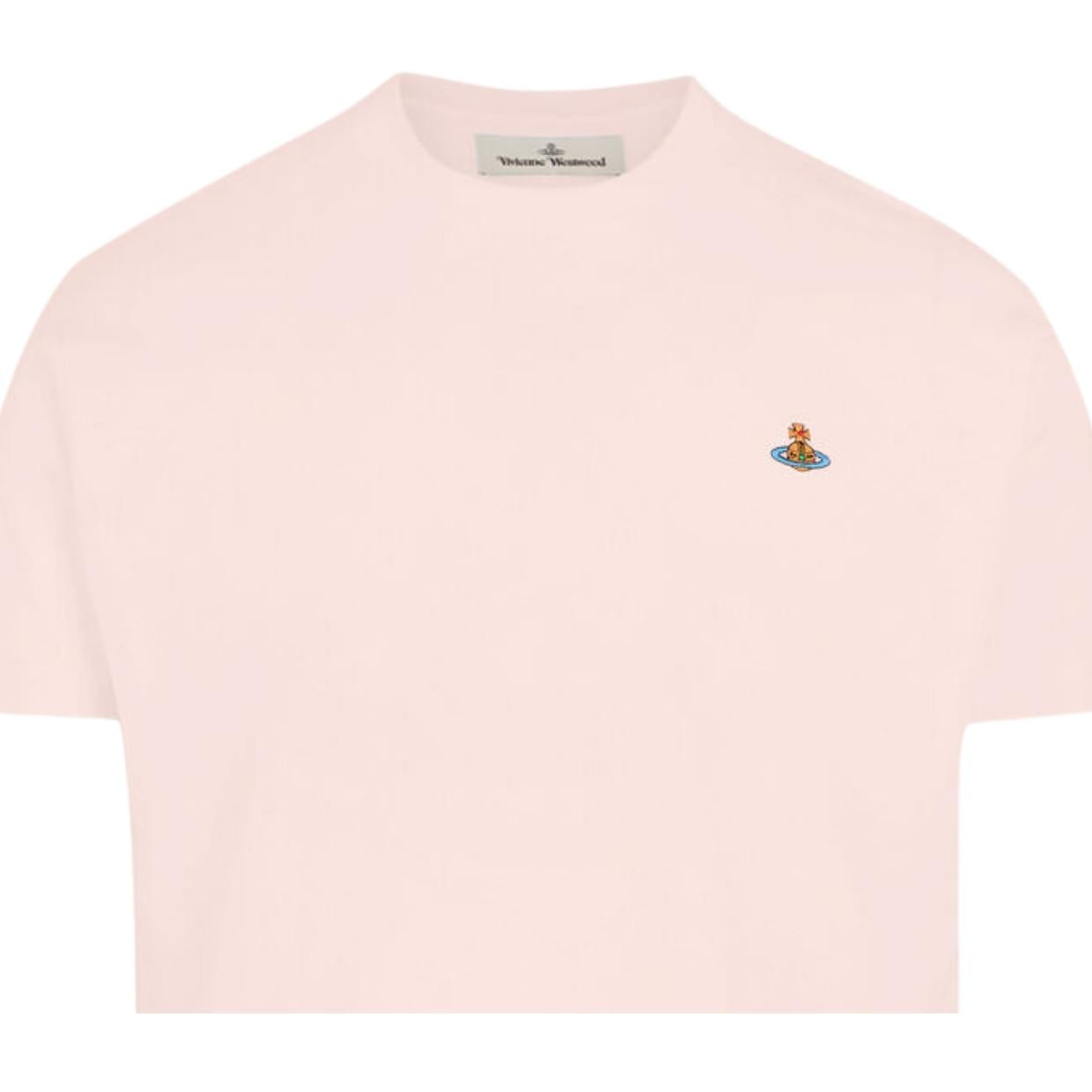 Vivienne Westwood Multicolour Orb Classic Light Pink T-Shirt