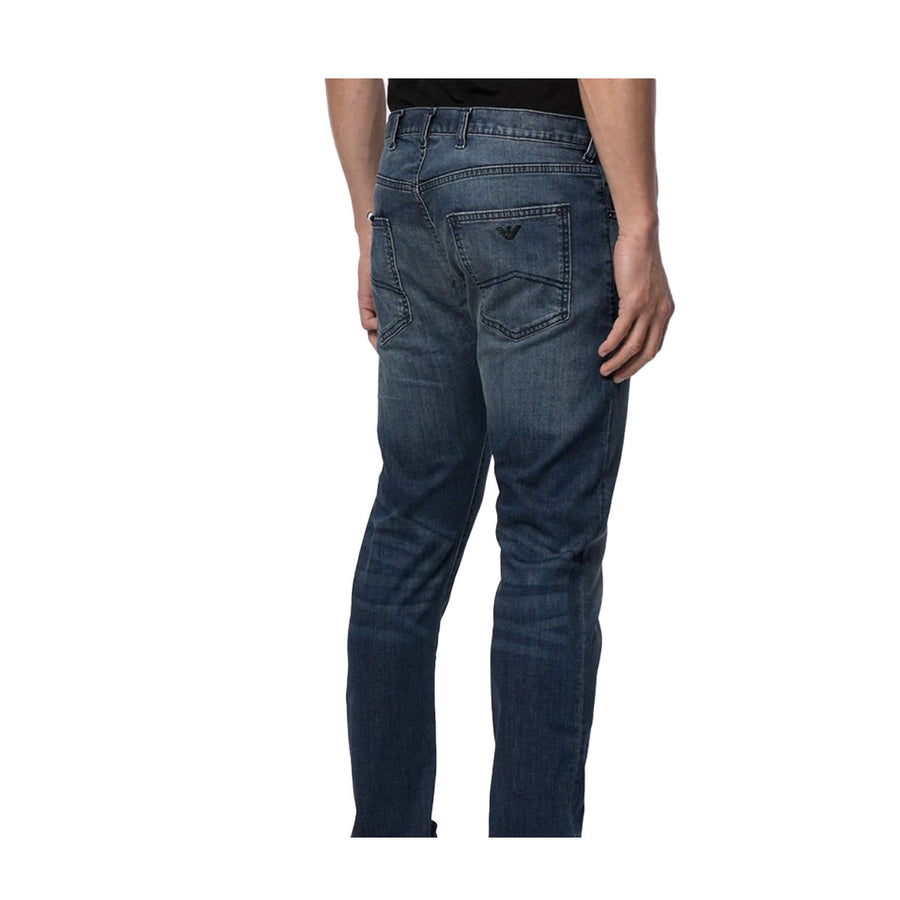 Emporio Armani Stonewashed Extra Slim-Fit Jean