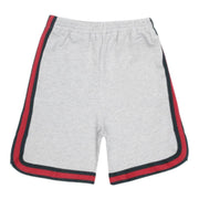 Gucci Kids Grey Web Trim Sweat Shorts
