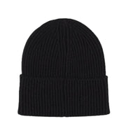 MSGM Logo Embroidered Black Beanie