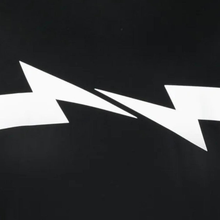 Neil Barrett Horizontal Bolt Printed Black T-Shirt