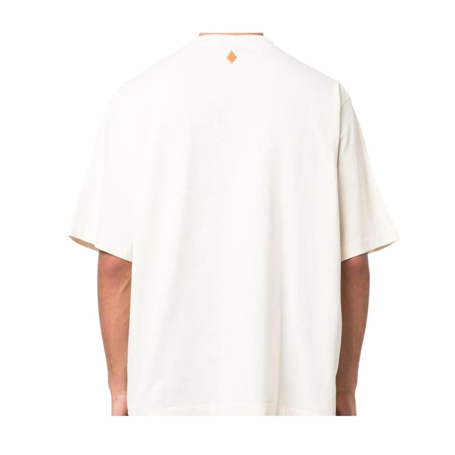 Marcelo Burlon Printed Feathers Over T-Shirt