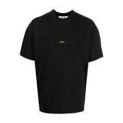 MSGM Multicolour Logo Black T-Shirt