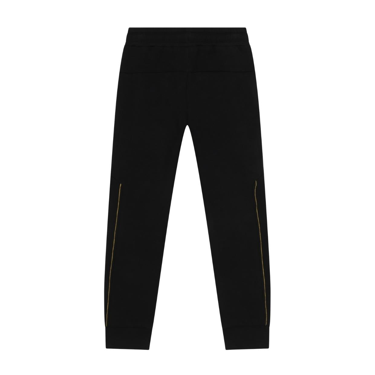 BOSS Kids Gold Curved Logo Jogging Bottoms