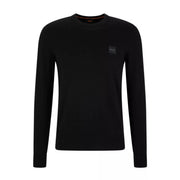 BOSS Kanovano Logo Patch Black Sweatshirt