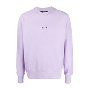 MSGM Lilac Rainbow Logo Sweatshirt