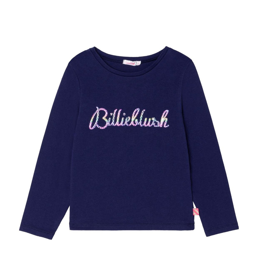 Billieblush Sweater Logo Navy