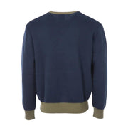 Billionaire Boys Club Leopard Knitted Navy Jumper