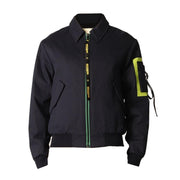 MSGM Navy Giubbino Jacket