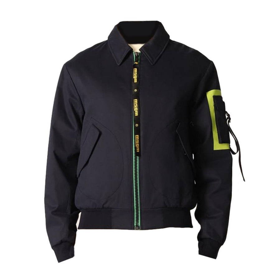 MSGM Navy Giubbino Jacket