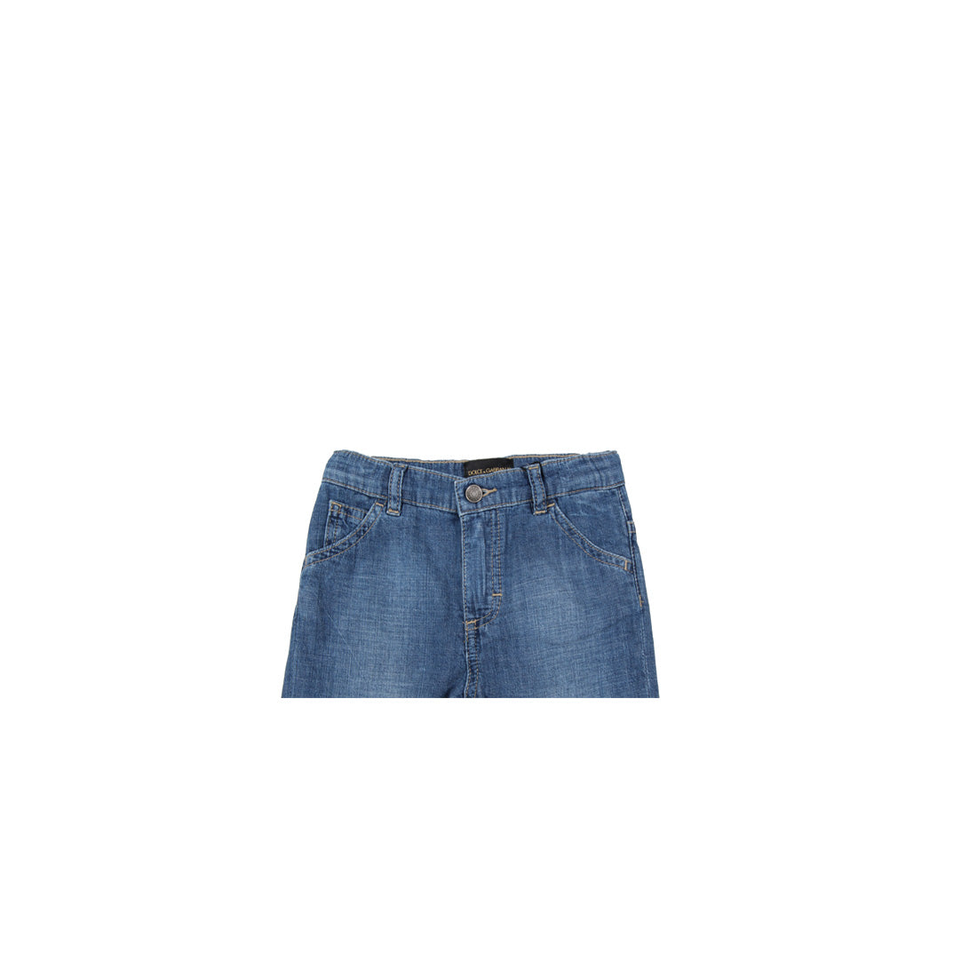 Dolce & Gabbana Kids Regular Fit Jeans - Retro Designer Wear