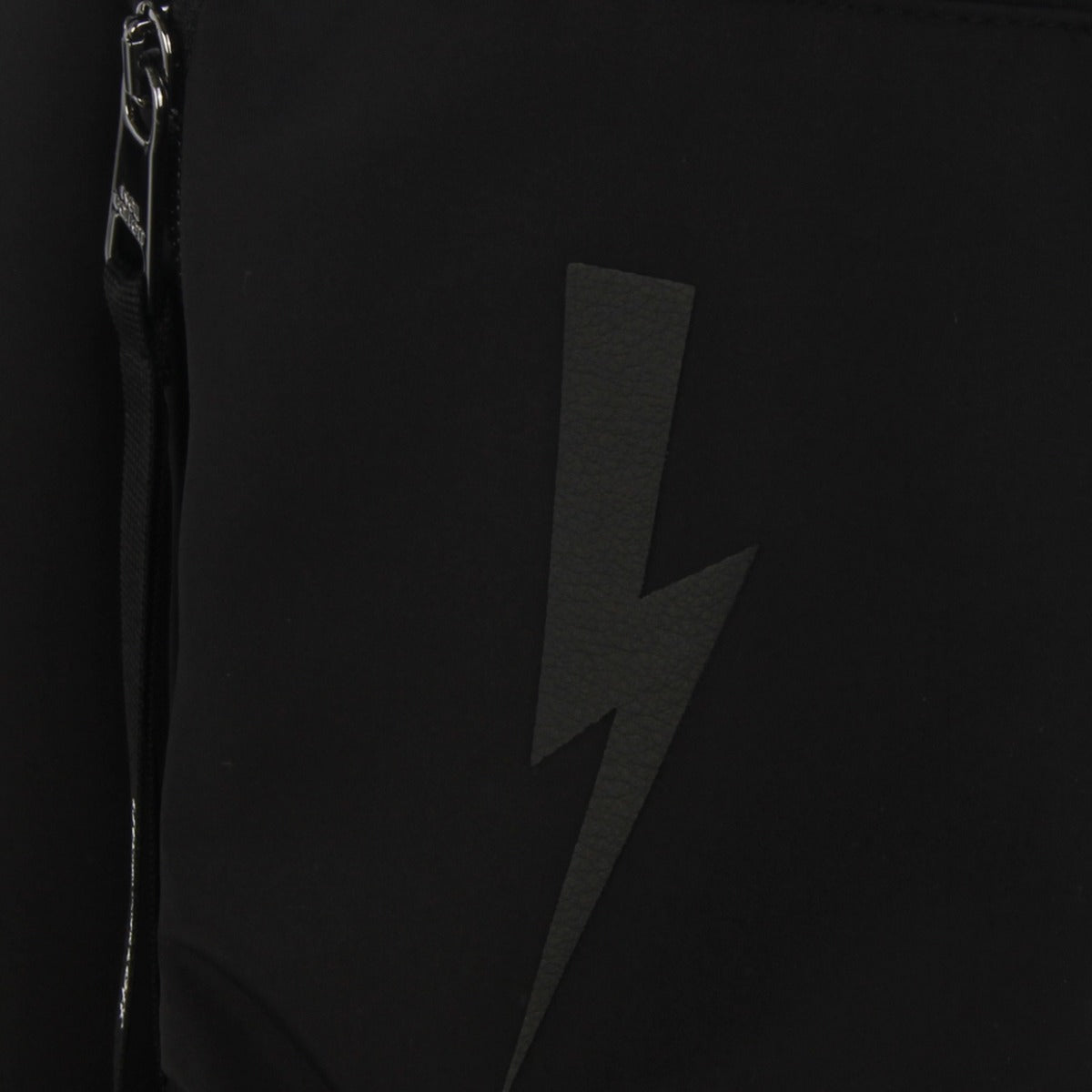 Neil Barrett Black Military Zipped Bomber Jacket Detail