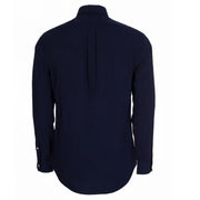 Ralph Lauren Navy Slim Fit Stretch Poplin Shirt