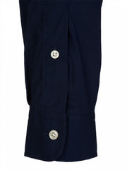 Ralph Lauren Navy Slim Fit Stretch Poplin Shirt