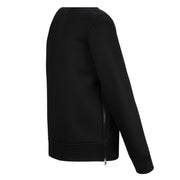Neil Barrett Black Flame Thunderbolt Bonded Sweatshirt