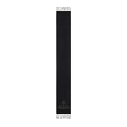 Vivienne Westwood Reversible Logo Soft Wool Black Scarf