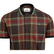 Vivienne Westwood Red/Green Tartan Polo Shirt