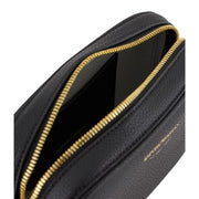 Emporio Armani Black Printed Logo Camera Bag