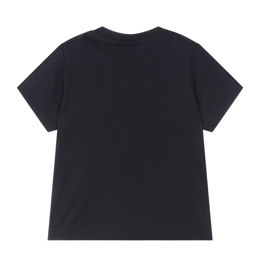 BOSS Baby Contrast Logo Navy T-Shirt