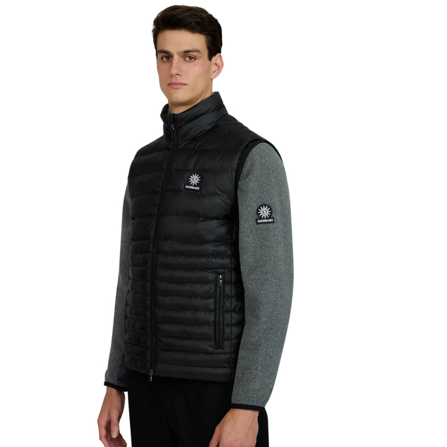 Sandbanks Ripstop Micro Black Puffer Gilet