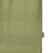 Paul Smith Textured Stripe Half Zip Green Polo Shirt