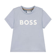 BOSS Baby Contrast Logo Pale Blue T-Shirt