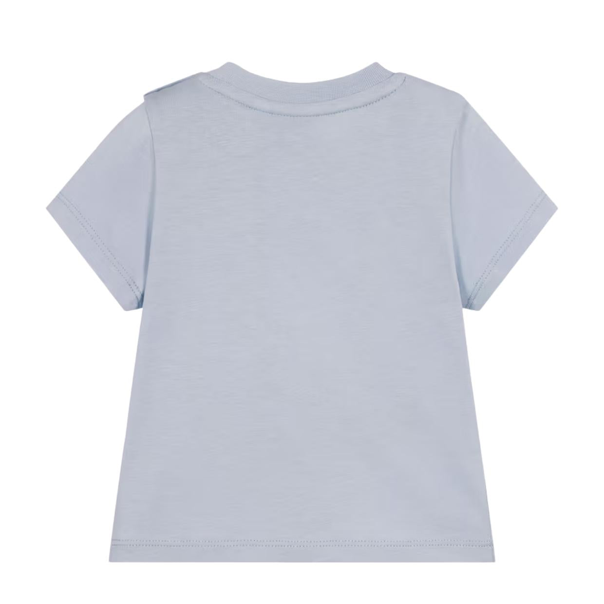 BOSS Baby Contrast Logo Pale Blue T-Shirt