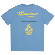 ICECREAM Printed Nice To See You Light Blue T-Shirt
