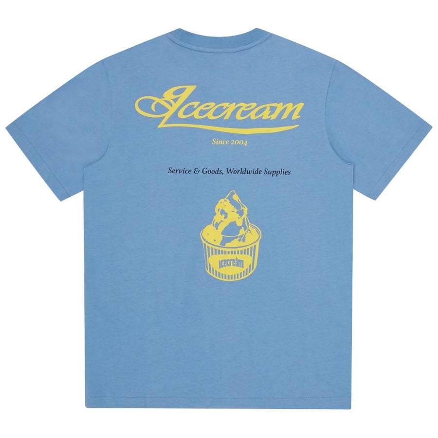 ICECREAM Printed Nice To See You Light Blue T-Shirt