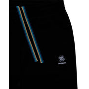 Sandbanks Badge Logo Black Sweat Tracksuit Bottoms