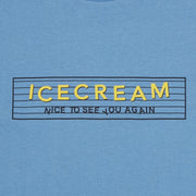 ICECREAM Printed Nice To See You Light Blue T-Shirt