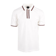 Paul Smith Regular Fit Contrast Tipping White Polo Shirt