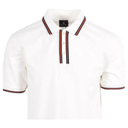 Paul Smith Regular Fit Contrast Tipping White Polo Shirt
