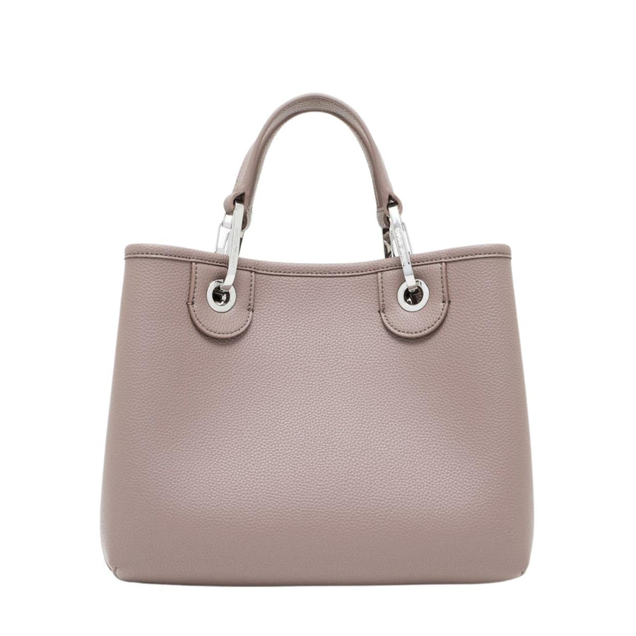 Emporio Armani Small Taupe MyEA Print Tote Bag